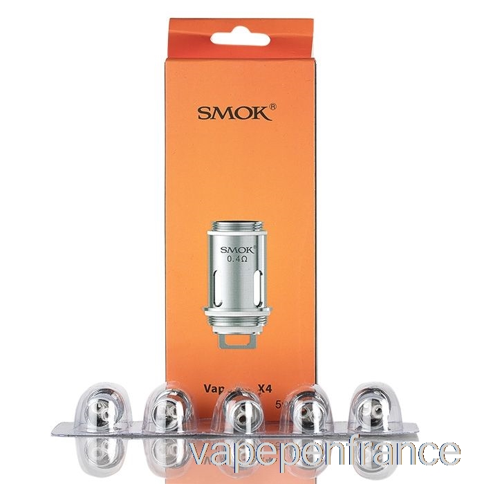 Stylo Vape Smok 22 Bobines De Remplacement Stylo Vape Quad Core 0,4ohm X4